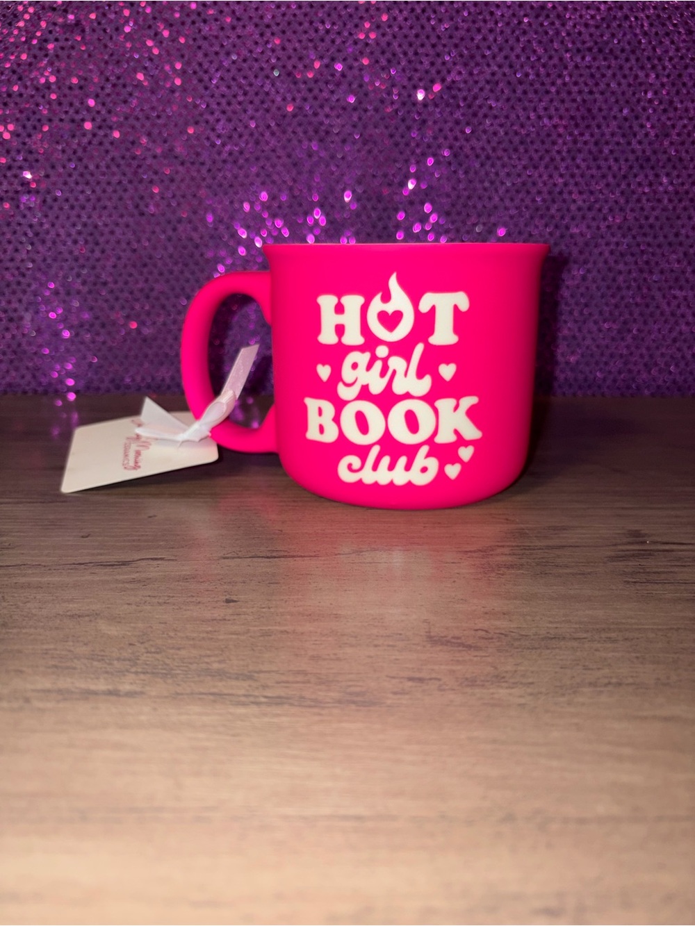 🆕💜Hot Girl Book Club Pink Mug NWT | Bookish Gift Cute Aesthetic Coffee Cup